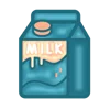 💙 Эмодзи «Буквы бирюзовые и бежевые, эмодзи» для Telegram