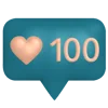 💙 Эмодзи «Буквы бирюзовые и бежевые, эмодзи» для Telegram