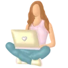 💛 Эмодзи «Розовые буквы и эмодзи» для Telegram