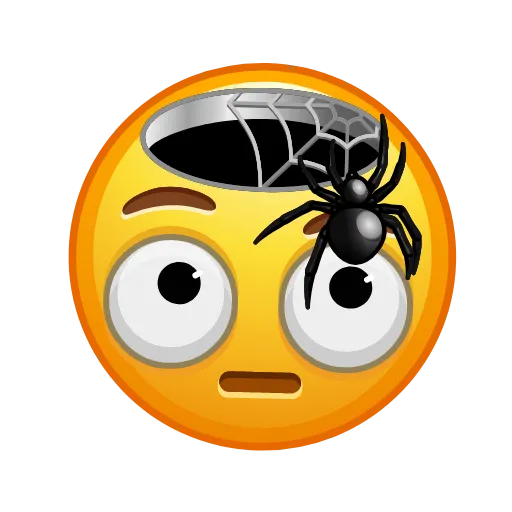 Стикер 15 🤯 Cursed Emoji animated - криповые курсед эмоджи