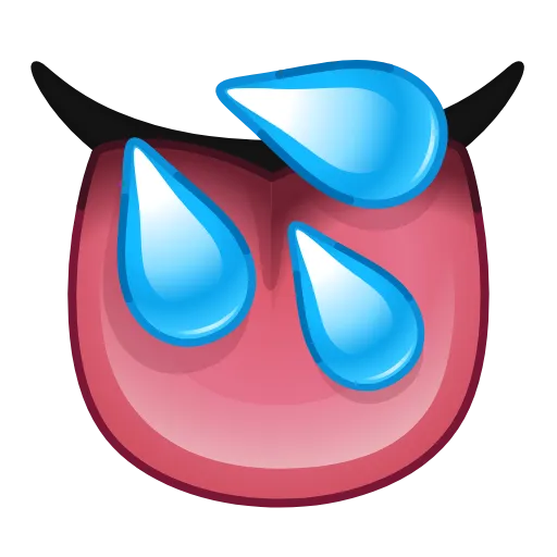 Стикер 53 🤯 Cursed Emoji animated - криповые курсед эмоджи