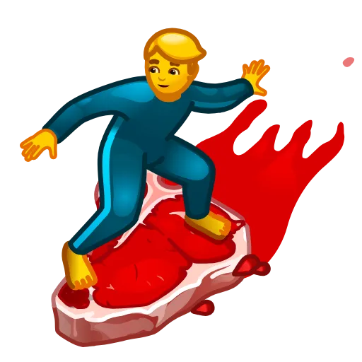 Стикер 61 🤯 Cursed Emoji animated - криповые курсед эмоджи