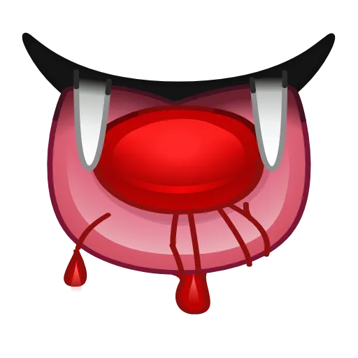 Стикер 17 Cursed Creepy Emoji
