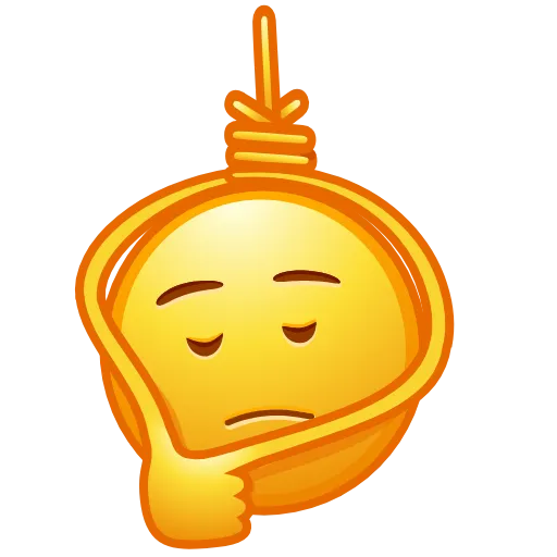 Стикер 4 Cursed Creepy Emoji