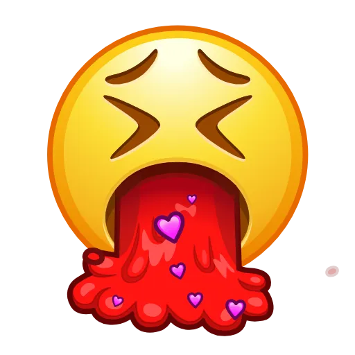 Стикер 10 Cursed Creepy Emoji