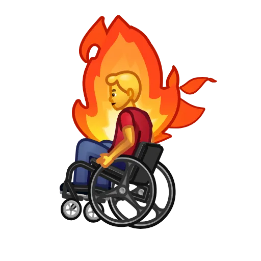 Стикер 42 Cursed Creepy Emoji