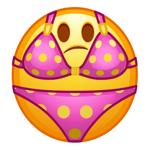 Стикер 23 Cursed Creepy Emoji
