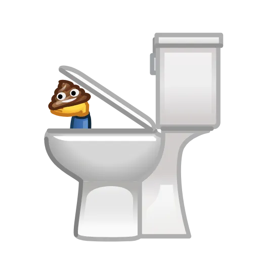 Стикер 11 Creepy Emoji