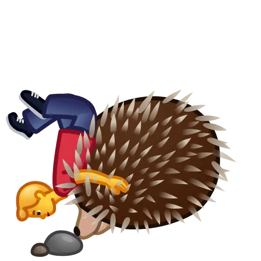Стикер 29 Creepy Emoji
