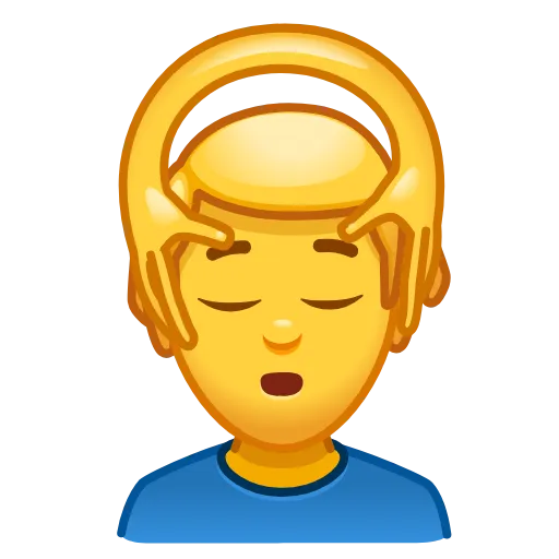 Стикер 21 Creepy Emoji