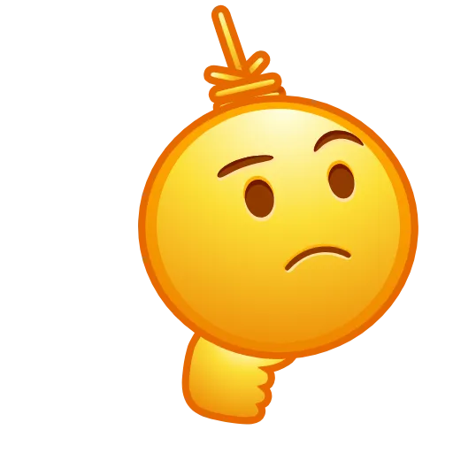 Стикер 4 Creepy Emoji