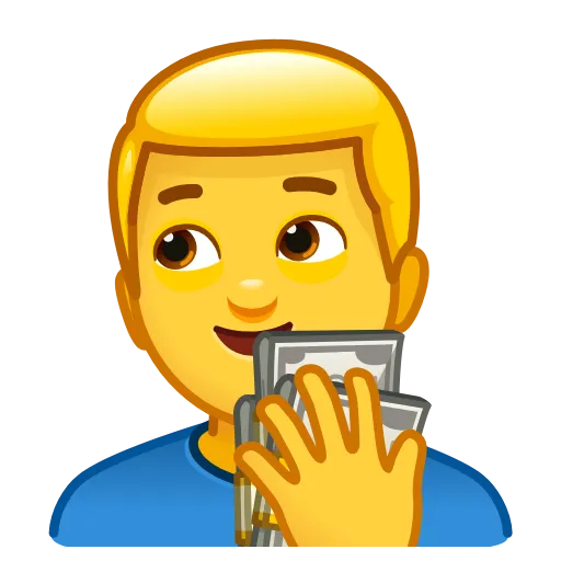 Стикер 58 Creepy Emoji