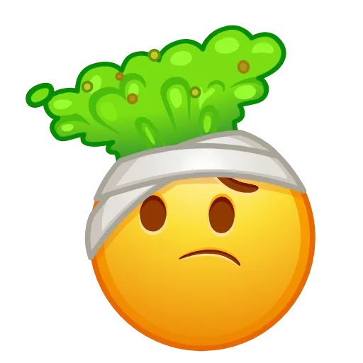 Стикер 55 Creepy Emoji