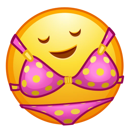 👙 Стикер «Cursed Smiles» для Telegram