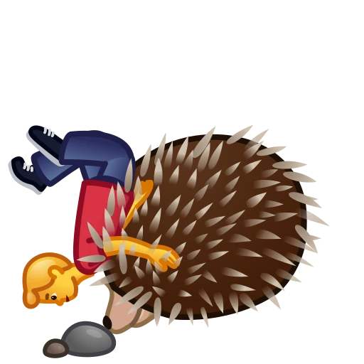 🦔 Стикер «Cursed Smiles» для Telegram