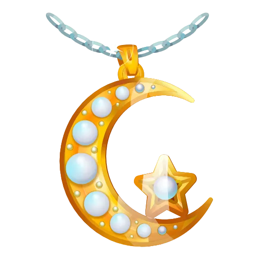 Стикер 14 Moon Pendant