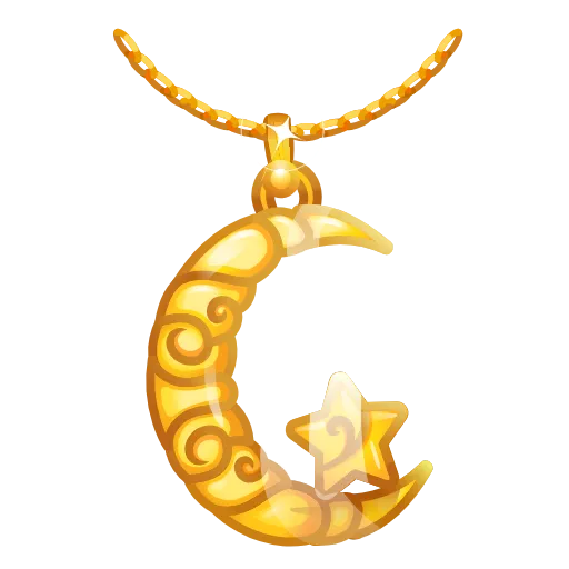 Стикер 17 Moon Pendant