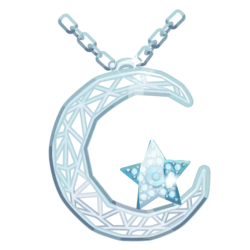 Стикер 3 Moon Pendant