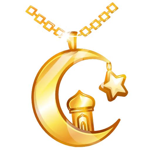 Стикер 8 Moon Pendant