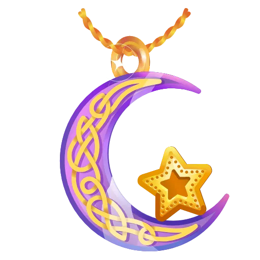 Стикер 18 Moon Pendant
