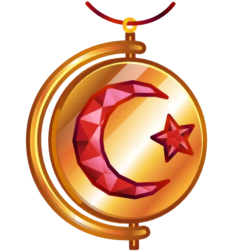 Стикер 49 Moon Pendant