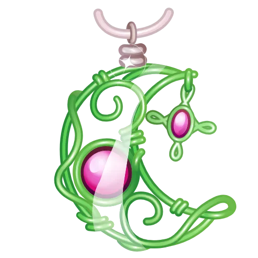 Стикер 27 Moon Pendant