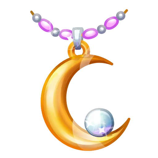 Стикер 34 Moon Pendant