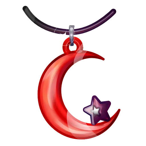 Стикер 35 Moon Pendant