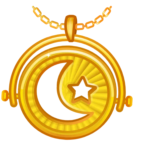 Стикер 7 Moon Pendant