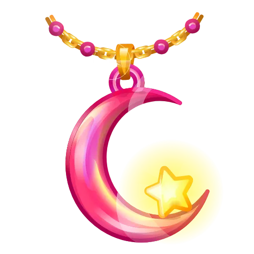 Стикер 45 Moon Pendant
