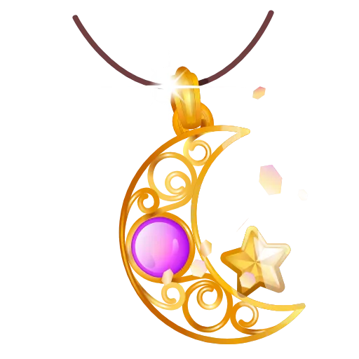Стикер 10 Moon Pendant