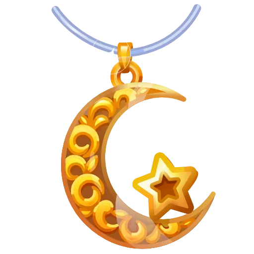 Стикер 38 Moon Pendant