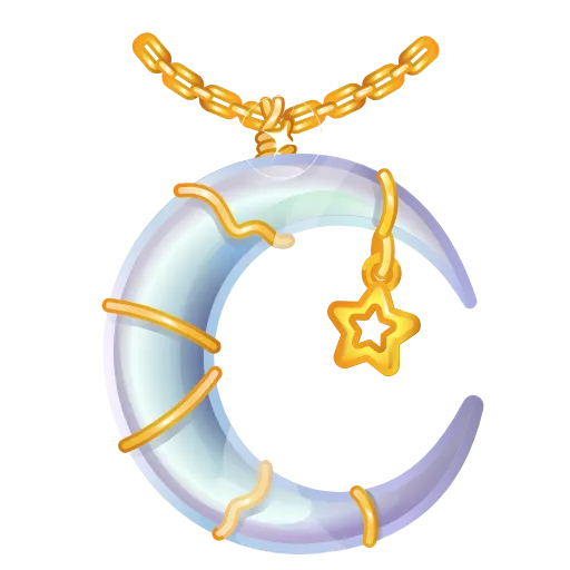 Стикер 21 Moon Pendant