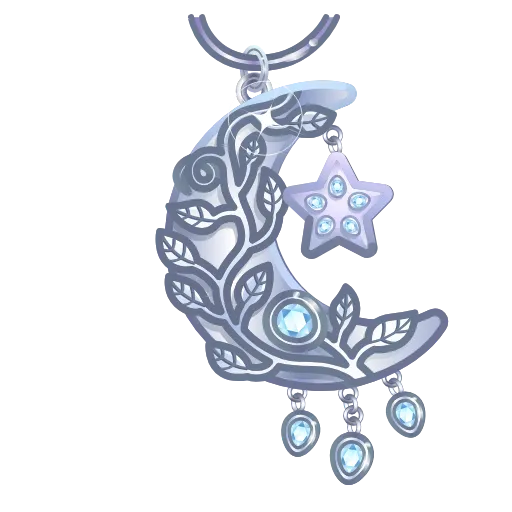 Стикер 39 Moon Pendant