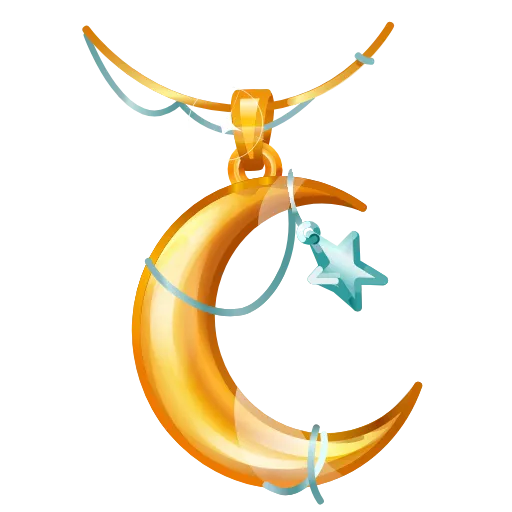 Стикер 37 Moon Pendant