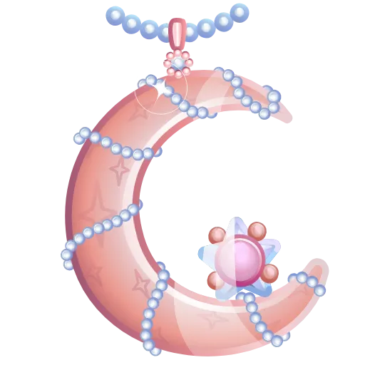 Стикер 9 Moon Pendant