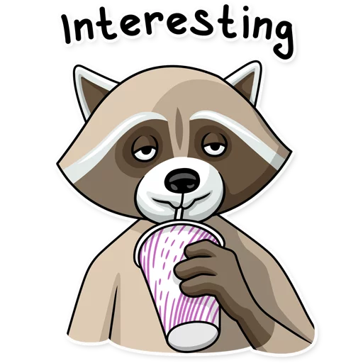 😏 Стикер «Criminal Raccoon» для Telegram