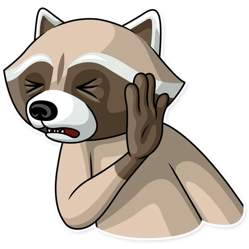 ✋ Стикер «Criminal Raccoon» для Telegram