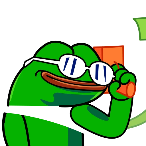 🤑 Стикер «Croak Efrog» для Telegram