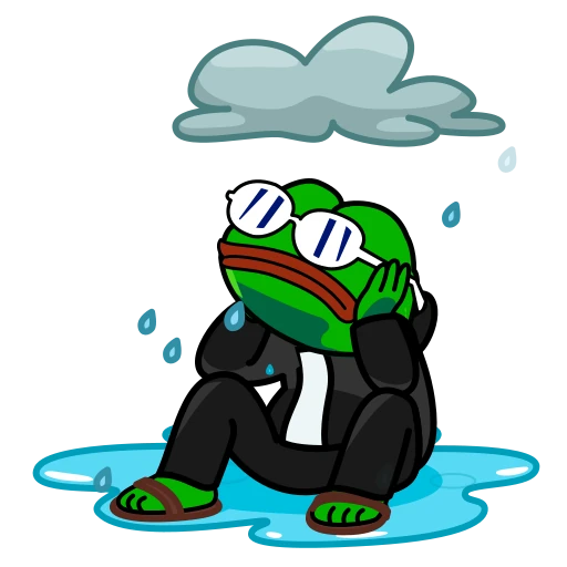 🌨 Стикер «Croak Efrog» для Telegram