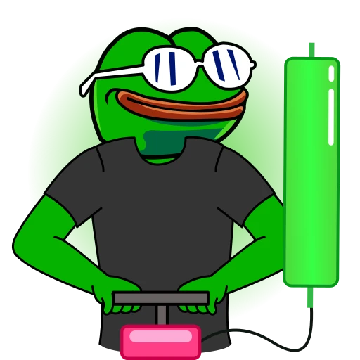 📊 Стикер «Croak Efrog» для Telegram