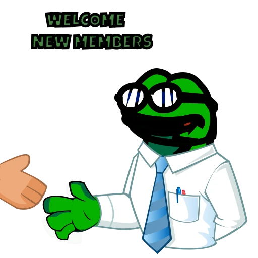 🤝 Стикер «Croak Efrog» для Telegram