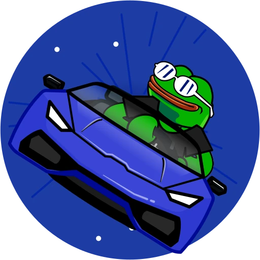 🚘 Стикер «Croak Efrog» для Telegram