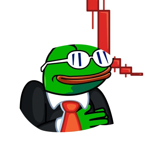 📉 Стикер «Croak Efrog» для Telegram