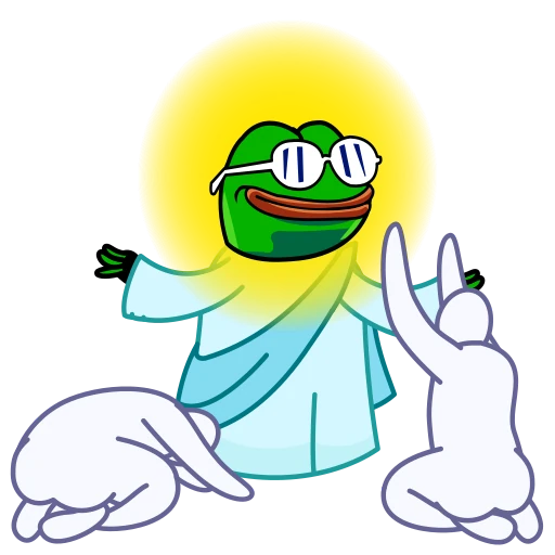 🙏 Стикер «Croak Efrog» для Telegram