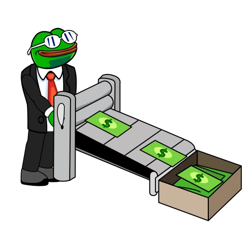 💵 Стикер «Croak Efrog» для Telegram