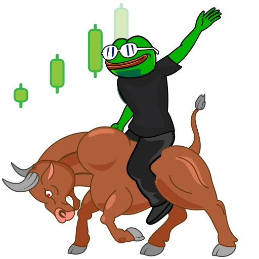 🐂 Стикер «Croak Efrog» для Telegram