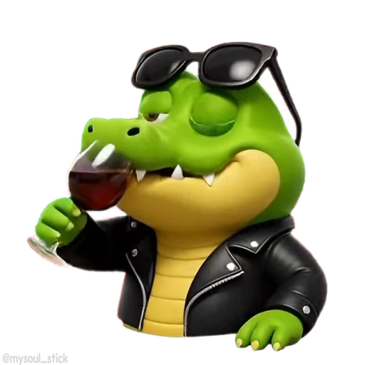 🍷 Стикер «Croco» для Telegram