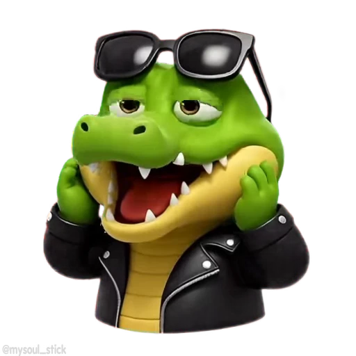 😲 Стикер «Croco» для Telegram
