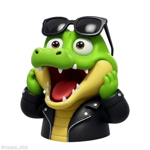 😃 Стикер «Croco» для Telegram